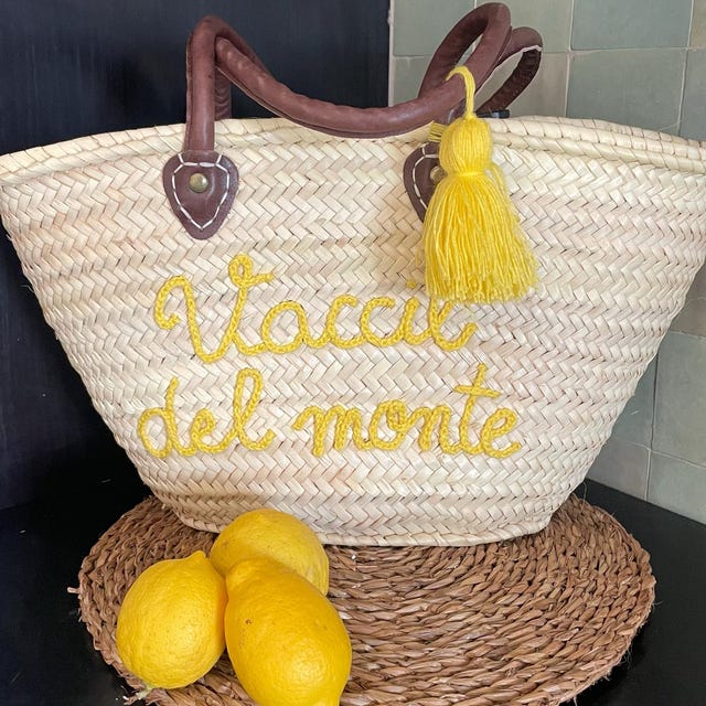 Tasnim – French Doum Straw Basket