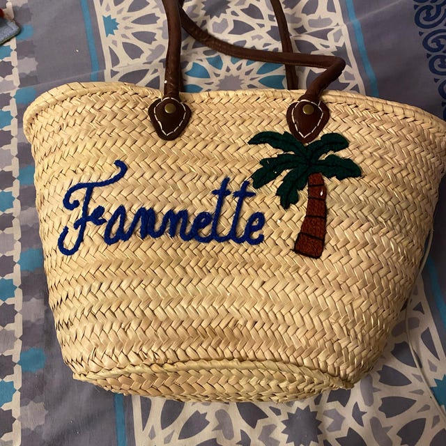 Tasnim – French Doum Straw Basket