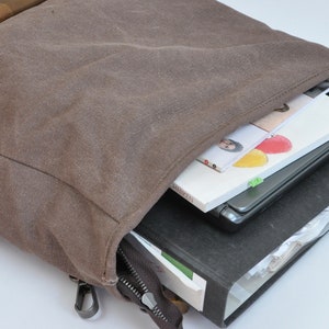 Azraou Natural Leather Backpack