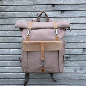 Azraou Natural Leather Backpack