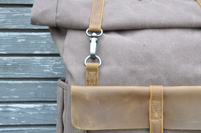 Azraou Natural Leather Backpack