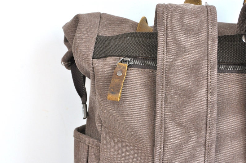 Azraou Natural Leather Backpack