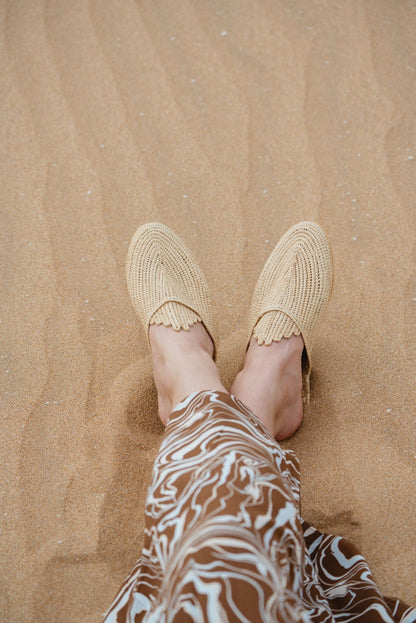 Tazallit Raffia Mules