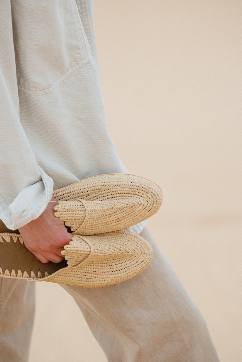 Tazallit Raffia Mules