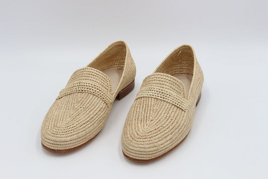 Yeften Natural Raffia Loafer