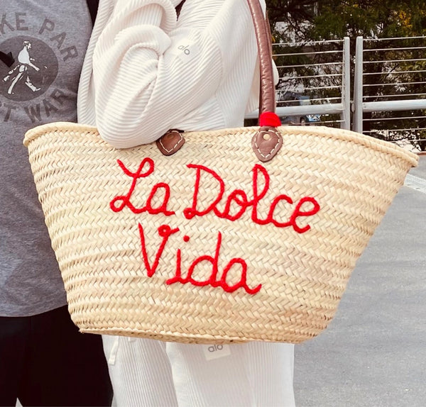 Tasnim – French Doum Straw Basket