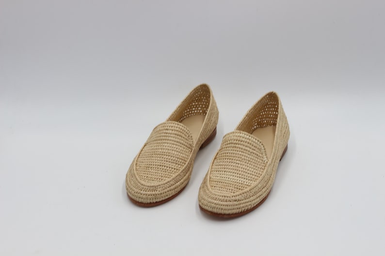 Myassa Natural Raffia Loafer