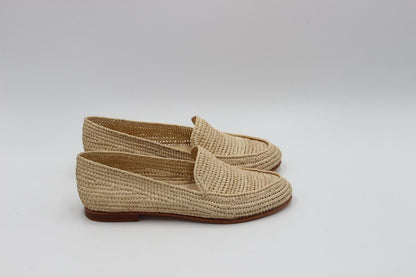 Myassa Natural Raffia Loafer