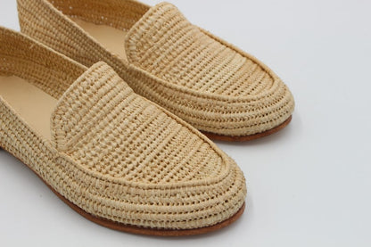 Myassa Natural Raffia Loafer