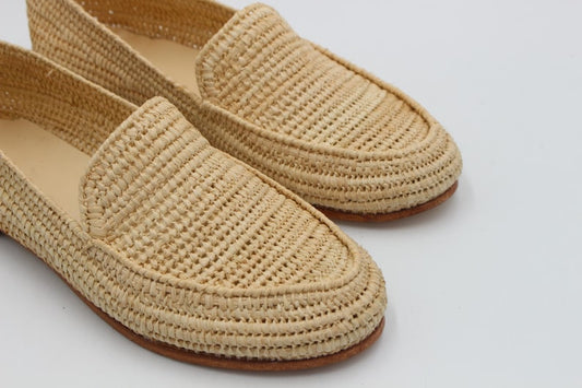 Myassa Natural Raffia Loafer