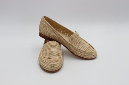 Myassa Natural Raffia Loafer