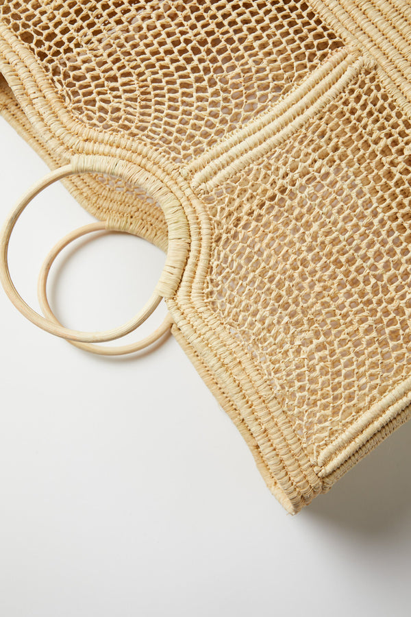 Iddu Natural Straw Bag