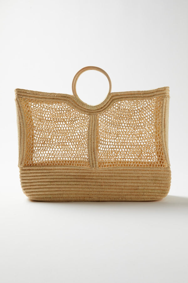 Iddu Natural Straw Bag