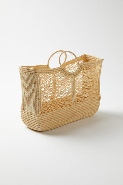 Iddu Natural Straw Bag